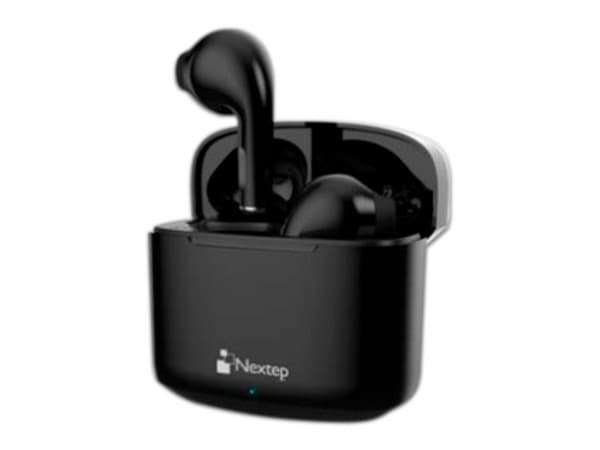 Audifonos Buds Nextep, Bluetooth, con control tactil. Color Negro