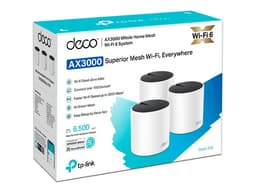 Sistema de Wi-Fi en Malla TP-Link DECO X55 de Doble Banda, Wireless AX (Wi-Fi 6), Hasta 2402 Mbps, Color Blanco. (Paquete de 3) - imagen 2