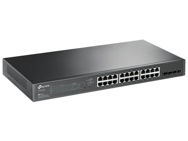 Switch Gigabit TP-LINK TL-SG2428P de 24 puertos 10/100/1000 Mbps.