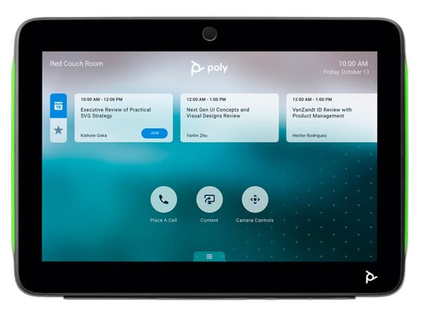 Control Táctil Polycom Poly TC10, Pantalla de 10.1" LED Touch, Color Negro.