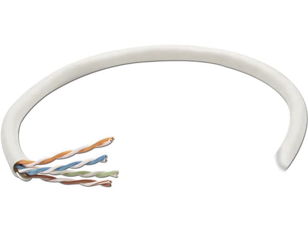 Bobina de Cable IntelliNet Cat6 (UTP), 305 m, Gris, 23 AWG.