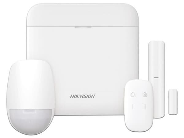 KIT de Alarma AX PRO HIKVISION DS-PWA48-K, Incluye: 1 Hub, 1 Sensor PIR, 1 Contacto Magnético, 1 Control Remoto, WiFi, Compatible con Hik-Connect P2P.