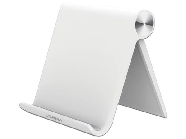 Soporte Portátil  UGREEN LP115 para Tablet, Ajustable, Color Blanco.