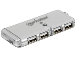 Hub USB Manhattan de 4 Puertos (Convierte 1 puerto USB en 4). - imagen 1