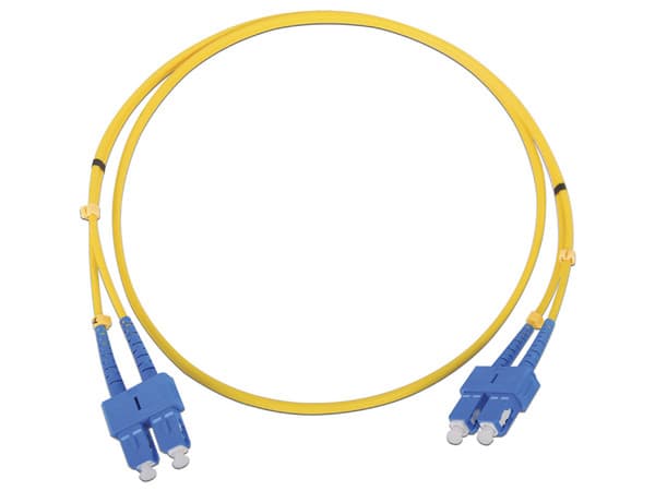 Jumper de Fibra Óptica LinkedPro LP-FO-6053B, Monomodo, SC a SC Duplex, 1m. Color Amarillo.