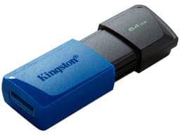 Unidad Flash USB 3.2 Kingston DataTraveler Exodia M de 64GB. Color Negro, Azul. - imagen 1