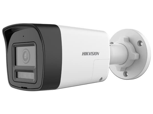 Cámara Tipo Bala Hikvision DS-2CE16K0T-LTS de 5MP (2960 x 1665), Lente de 2.8mm, IR hasta 30m, IP67, Color Blanco.