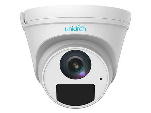 Cámara de Vigilancia tipo Domo Uniarch IPC-T125-APF28 de 5MP (2592 x 1944), Lente de 2.8mm, IR hasta 30m, IP67, Color Blanco.