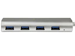 Concentrador portátil USB 3.0 de 4 puertos, Hub con cable incorporado. - imagen 3