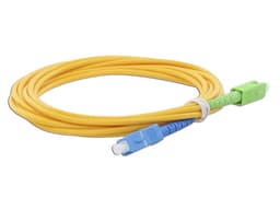 Jumper de Fibra Óptica LinkedPro Monomodo SC/UPC-SC/APC Simplex, color amarillo, 3m. - imagen 3