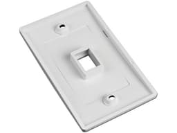 Tapa para caja Montaje al ras, una salida, blanco - imagen 2