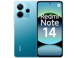 Smartphone Xiaomi Redmi Note 14: Procesador Mediatek Helio G99-Ultra (hasta 2.2 GHz), Memoria RAM de 8GB, Almacenamiento de 256GB, Pantalla LED Multi-Touch de 6.67" FHD, Bluetooth, Wi-Fi, Cámara Principal de 108MP, Android 14, Color Azul. - imagen 1