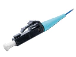 Pigtail de Fibra Óptica Panduit, Conector LC Simplex, Multimodo OM3 50/125, 900um, 2m. Color Azul. - imagen 2