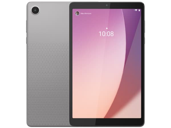 Tablet Lenovo Tab M8: 
Procesador MediaTek Helio A22 (hasta 2.0 GHz), 
Memoria RAM de 3GB, Almacenamiento de 32GB, 
Pantalla LED Multi-Touch de 8", 
Cámara Principal de 5MP, 
Wi-Fi, Bluetooth, 
Android 12, Color Gris.
