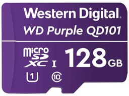 Memoria Western Digital Purple QD101 MicroSDXC de 128GB, Clase 10, Especializada para Videovigilancia. - imagen 1