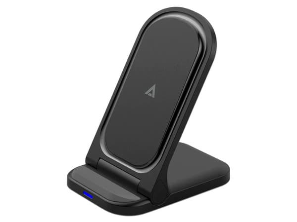 Cargador Inalámbrico Acteck Energon S-Mate CI710 para Smartphone, 15Wm Receptor de Carga QI, USB-C. Color Negro.