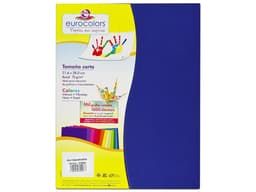 Papel cortado Eurocolors EC0082 tamaño Carta, 100 piezas. Color Azul. - imagen 2