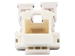 Conector Jack Enson RJ45 Cat6. Color Blanco. - imagen 3