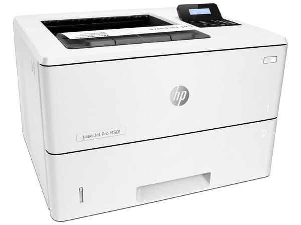 Impresora láser HP monocromática LaserJet Pro M501dn, 600 x 600 dpi,  hasta 43 ppm, USB, Ethernet.