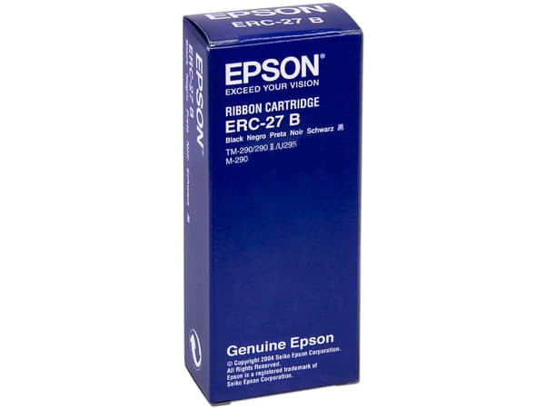 Cinta de Impresión Epson Negra, Modelo: ERC-27B.