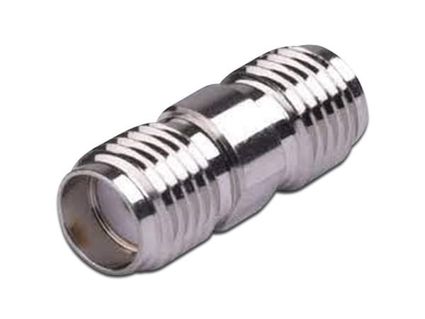Adaptador en Línea tipo Barril RF INDUSTRIES RSA-3404 de Conector SMA Hembra a SMA Hembra, Níquel, Oro, Teflón.