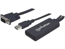Convertidor Manhattan de VGA y USB a HDMI. - imagen 1