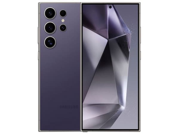 Smartphone Samsung S24 Ultra: Procesador Octa-Core (hasta 3.3 GHz), Memoria RAM de 12GB, Almacenamiento de 256GB, Pantalla AMOLED Multi-Touch de 6.8", QHD+, Bluetooth 5.3, Wi-Fi, 5G, Cámara principal de 200MP, Android 14, Color Violeta.