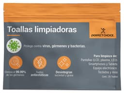 Toallas Antiestáticas Húmedas para Laptops y pantallas LCD. - imagen 2