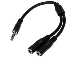 Adaptador Divisor StarTech de 3.5mm (M) a dos de 3.5mm (H) - imagen 1