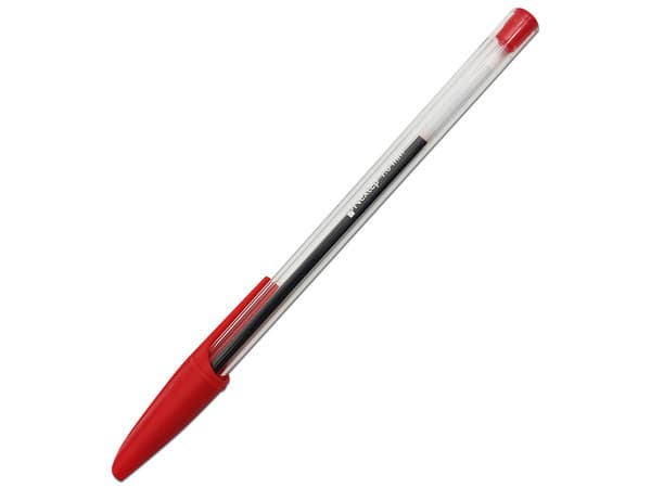 Bolígrafo Nextep 1000 rojo, punta 1mm, caja con 12 piezas.