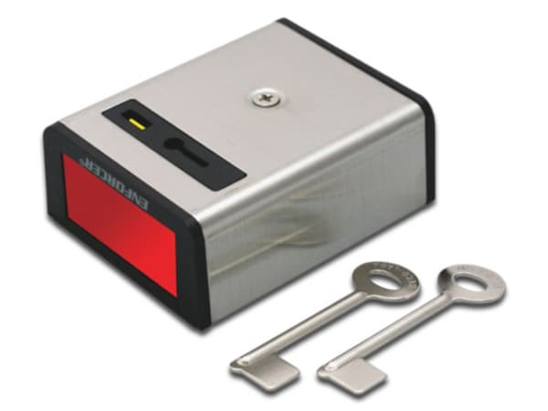 Botón de Pánico Seco Larm  de restablecimiento manual, metálico,  Normalmente Abierto