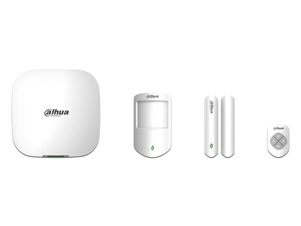 Kit de Alarma Dahua DHI-ART-ARC3000H-03-W2, Incluye Panel Wi-Fi DHI-ARC3000H-W2, Un Sensor de Movimiento DHI-ARD1233-W2, Un Contacto Magnético DHI-ARD323-W2 y Control Remoto, Color Blanco.