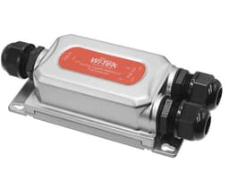 Extensor PoE Wi-Tek para exterior, Entrada PoE de 90W y 2 salidas PoE de 60W y 30W, Protección IP68. - imagen 1
