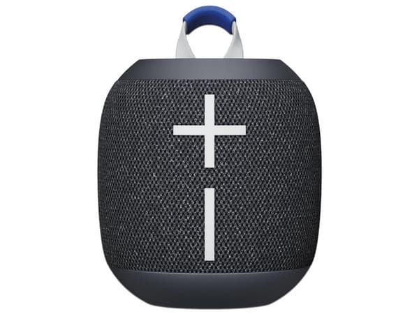 Bocina portátil recargable Logitech WonderBoom 4, IP67, Bluetooth. Color Negro.