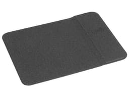 Mousepad rígido forrado de tela con Cargador inalámbrico para smartphones. Color Gris - imagen 1