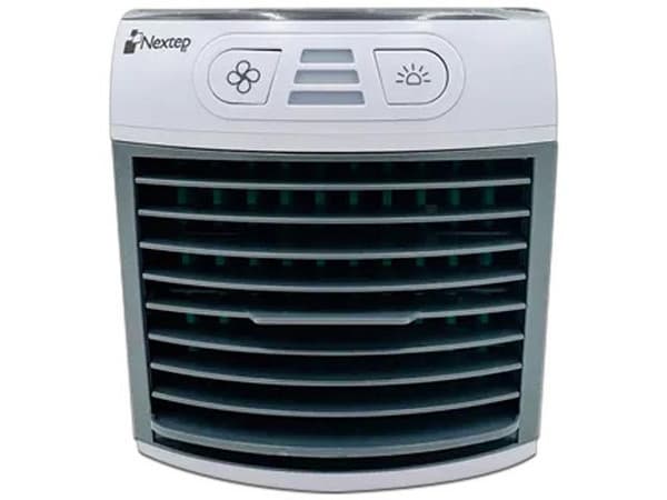 Enfriador Personal de Escritorio Nextep NE-691, 3 Velocidades, Tipo C. Color Blanco.