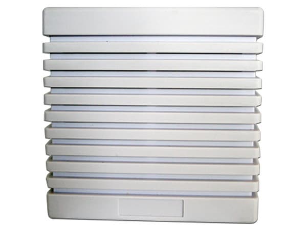 Sirena 15 Watts Paamon PAM-I15W Doble Tono con Salida Alámbrica y Nivel de Sonido de 108 dB. Color Blanco.