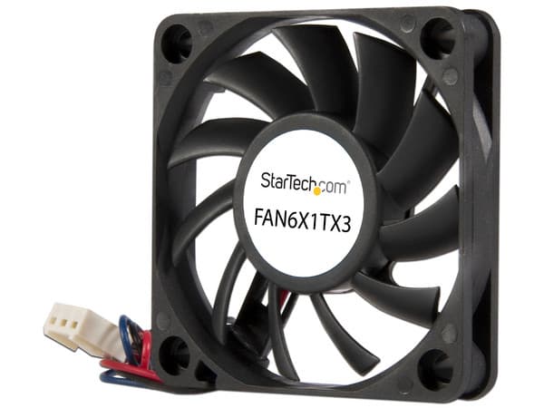 Ventilador StarTech de 60mm, 4000 RPM, 28dBA. Color Negro.