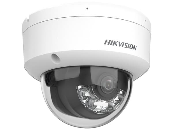 Cámara de Vigilancia IP Tipo Domo Hikvision DS-2CD1183G2-LIUF de 8MP, (3840 x 2160), IR de hasta 30m, PoE, Color Blanco.