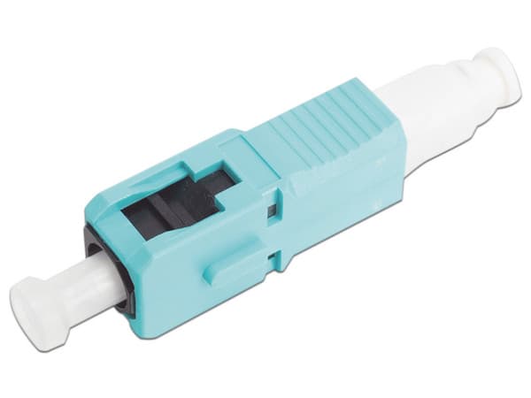 Conector de Fibra Óptica Siemon FC1-LB-SC5-9AQ Pre Pulido, SC Simplex, Multimodo, 50/125 (OM3/OM4), Color Aqua.