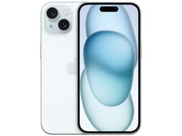 Smartphone Apple iPhone 15: Procesador Apple Chip A16 Bionic, Almacenamiento de 128GB, Pantalla Super Retina XDR de 6.1", Bluetooth 5.3, Wi-Fi, 5G, iOS, Color Azul. - imagen 1