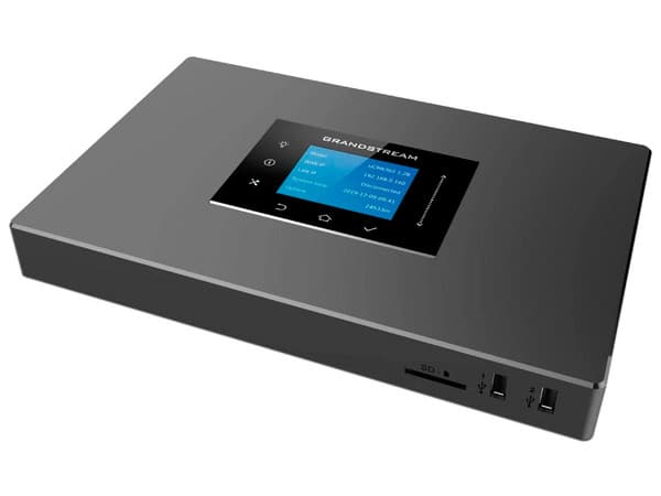 Switch Conmutador IPPBX Grandstream UCM6302A para Hasta 500 Usuarios y 75 Llamadas Simultáneas, 2FXO, 2FXS, Solución para PyMEs.