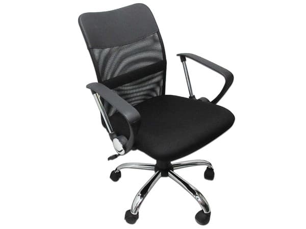 Silla Ejecutiva Nextep ajustable, reclinable y con base giratoria. Color Negro.