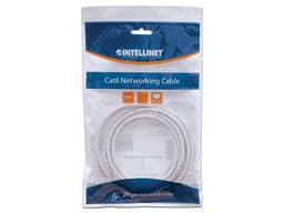Cable de red, Cat6, UTP, RJ-45 (M-M), 5.0m, Blanco. - imagen 2