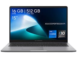 Laptop ASUS ExpertBook   P1503CVA-i716G512-P1 :Procesador Intel Core i7 13620H (Hasta 4.9 GHz ),Memoria de 16GB DDR5,SSD de 512GB,Pantalla de 15.6" LED,S.O. Windows 11 Pro (64 Bits) - imagen 1