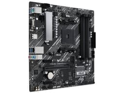 T. Madre ASUS PRIME A520M-A II/CSM, Chipset AMD AM4,Soporta: Procesadores Ryzen Series 5000/4000G/3000,Memoria: 4 x DIMM DDR4, 128GB Max,Integrado: Audio HD, Red, USB 3.2, SATA 3.0 y M.2,Micro-ATX, Ptos: 1xPCIEx16, 2xPCIEx1. - imagen 3