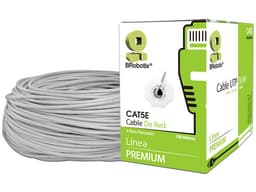 Bobina de Cable Brobotix Cat5e (UTP) Caja con 100m. Color Gris - imagen 1