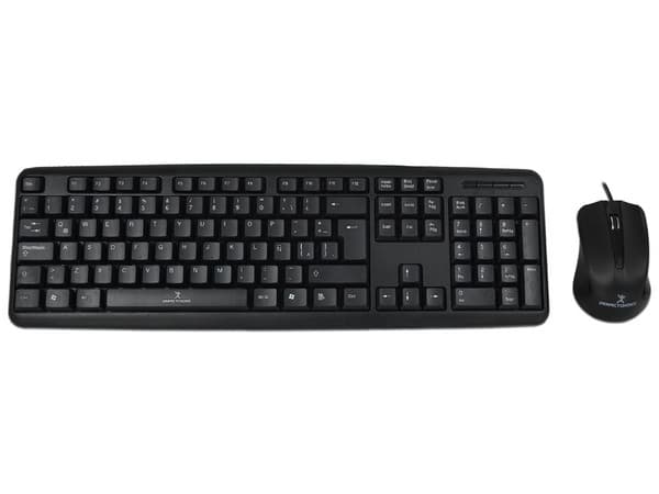 Kit de Teclado y Mouse Perfect Choice PC-201076, USB. Color Negro.