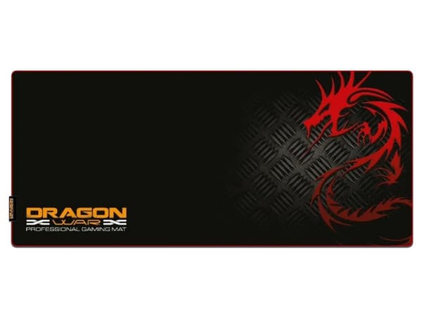 Tapete Gamer Profesional Nextep Dragon XT XL para Teclado/Mouse, Color Negro.