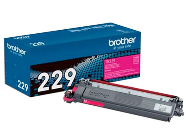 Cartucho de Tóner Brother TN229M, hasta 1,200 Páginas, Color Magenta.